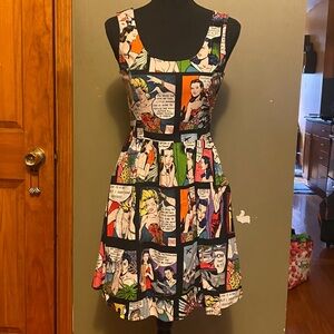 Retrolicious Comic Strip Skater Dress